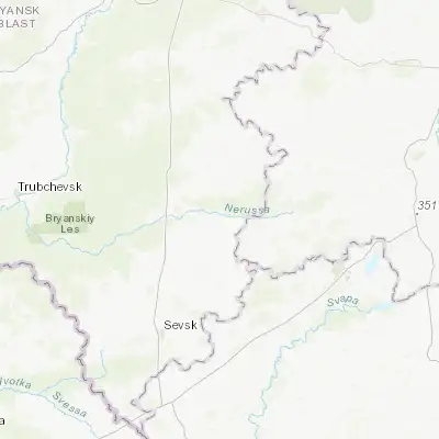 Map showing location of Kokino (52.496400, 34.780800)