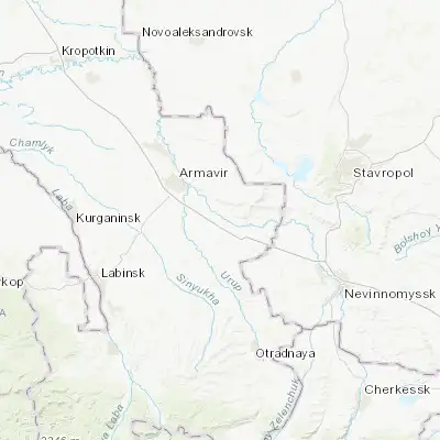 Map showing location of Konokovo (44.861600, 41.326600)