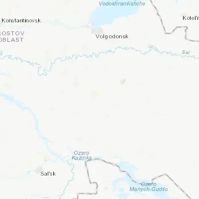 Map showing location of Krasnoarmeyskiy (47.011400, 42.207200)