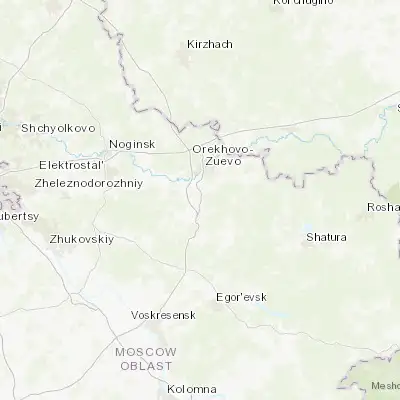 Map showing location of Likino-Dulevo (55.708300, 38.954200)