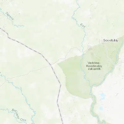 Map showing location of Malinovskiy (61.195280, 62.839720)