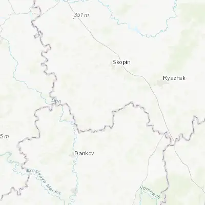 Map showing location of Miloslavskoye (53.581520, 39.439920)