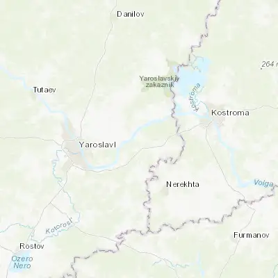 Map showing location of Nekrasovskoye (57.676630, 40.365670)