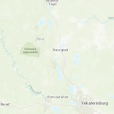 Map showing location of Neyvo-Rudyanka (57.344400, 60.134300)