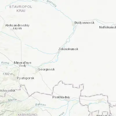 Map showing location of Otkaznoye (44.326390, 43.860830)