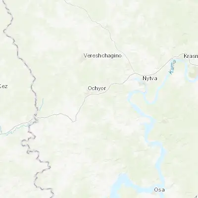 Map showing location of Pavlovskiy (57.842400, 54.843570)