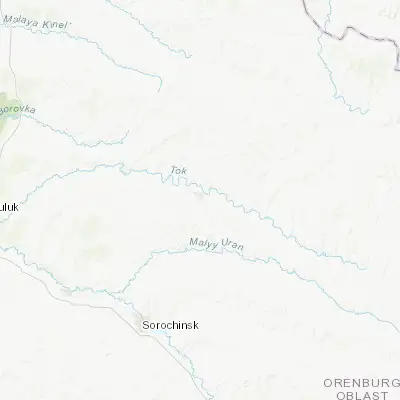 Map showing location of Pleshanovo (52.833330, 53.483330)