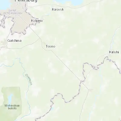 Map showing location of Ryabovo (59.400000, 31.133330)