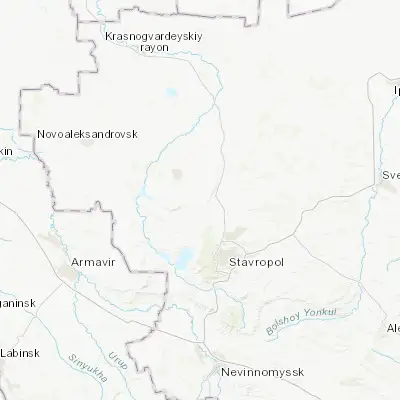 Map showing location of Ryzdvyanyy (45.265600, 41.838900)