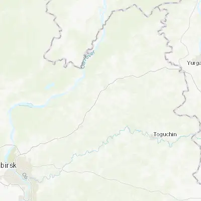 Map showing location of Stantsionno-Oyashinskiy (55.466400, 83.824500)