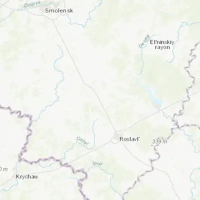 Map showing location of Stodolishche (54.185940, 32.649250)