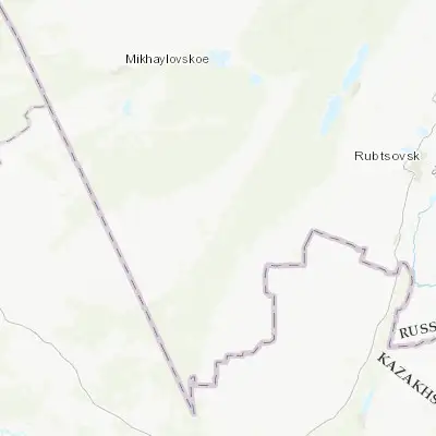 Map showing location of Uglovskoye (51.355700, 80.194200)