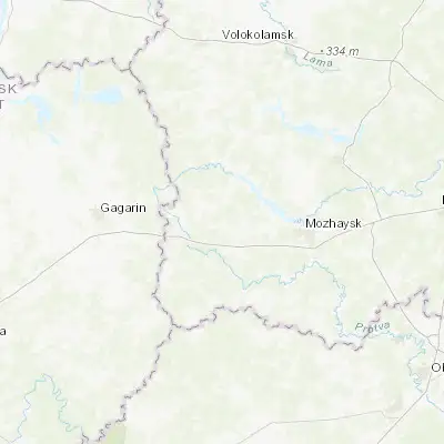 Map showing location of Uvarovka (55.529250, 35.607140)