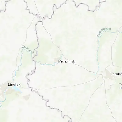 Map showing location of Zavoronezhskoye (52.880100, 40.552600)