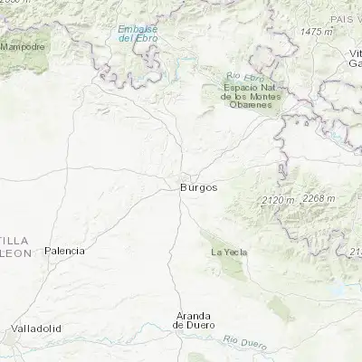 Map showing location of Burgos (42.341060, -3.701840)