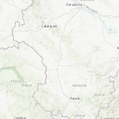 Map showing location of Calamocha (40.919330, -1.297500)