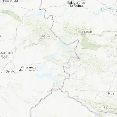 Map showing location of Herrera del Duque (39.168400, -5.050490)