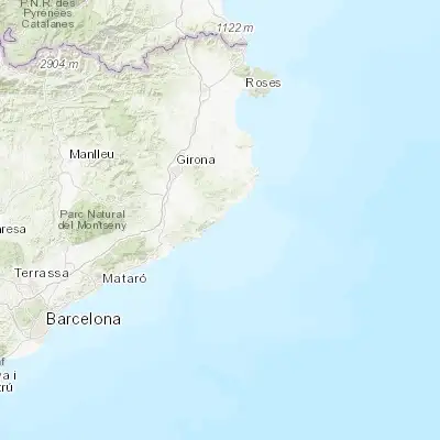 Map showing location of Sant Feliu de Guíxols (41.783330, 3.033330)