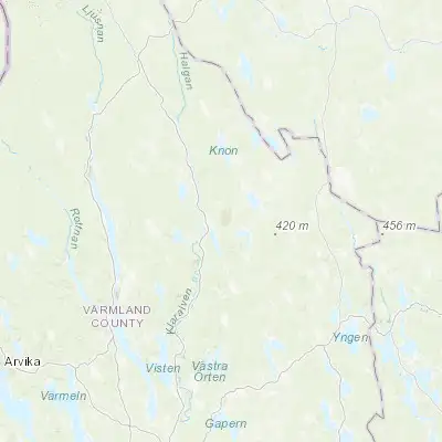 Map showing location of Hagfors (60.023780, 13.672140)