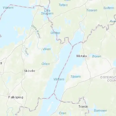 Map showing location of Karlsborg (58.537240, 14.504700)