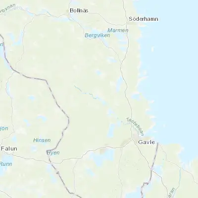 Map showing location of Ockelbo (60.891200, 16.718460)