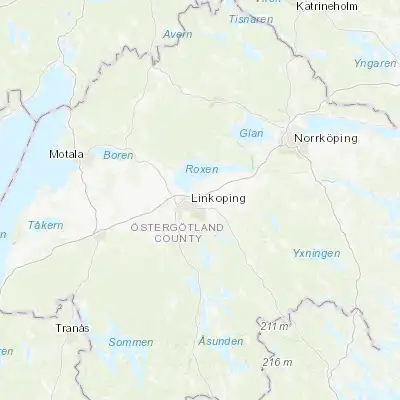 Map showing location of Tallboda (58.425210, 15.681540)