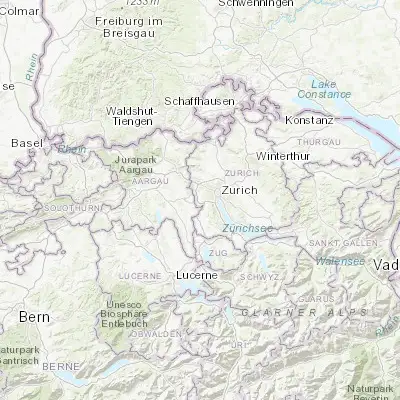 Map showing location of Birmensdorf (47.355150, 8.442560)