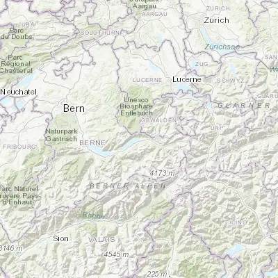 Map showing location of Brienz (46.754500, 8.038470)