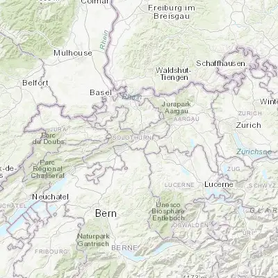 Map showing location of Egerkingen (47.319570, 7.784240)