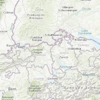 Map showing location of Ehrendingen (47.502500, 8.347290)