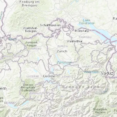 Map showing location of Erlenbach (47.302980, 8.597430)