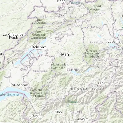 Map showing location of Hermiswil (46.831250, 7.477750)