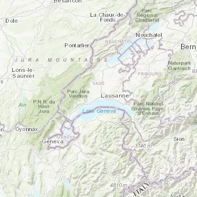 Map showing location of Préverenges (46.518540, 6.526820)