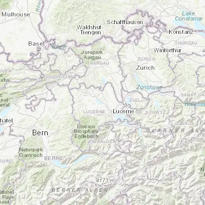 Map showing location of Sempach (47.135770, 8.191490)