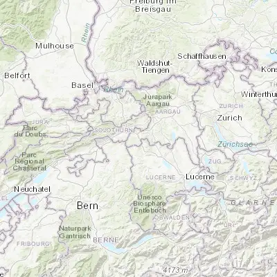 Map showing location of Strengelbach (47.279170, 7.928950)