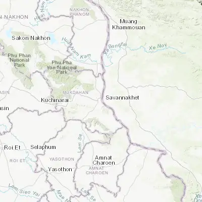 Map showing location of Mukdahan (16.545310, 104.723510)