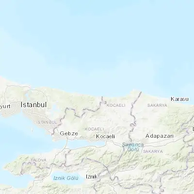 Map showing location of Ağva (41.138060, 29.856670)