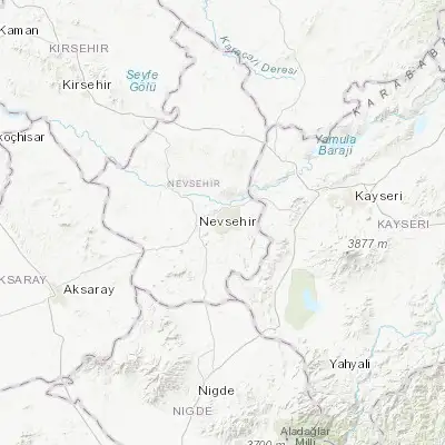 Map showing location of Göreme (38.643700, 34.835290)