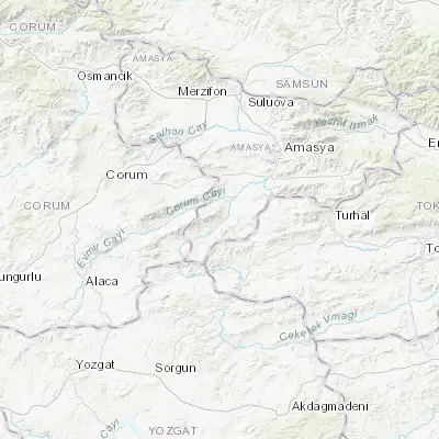 Map showing location of Göynücek (40.399170, 35.525000)