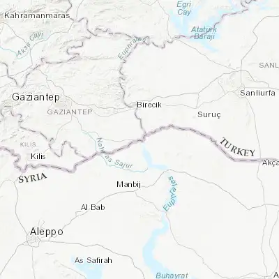 Map showing location of Karkamış (36.834520, 37.998300)