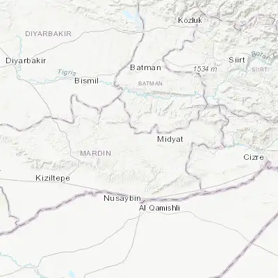 Map showing location of Şenköy (37.464370, 41.190580)