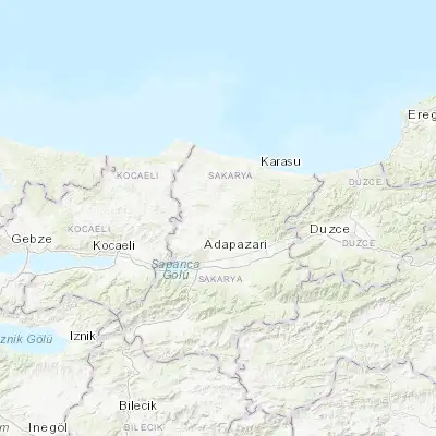 Map showing location of Söğütlü (40.905900, 30.474480)