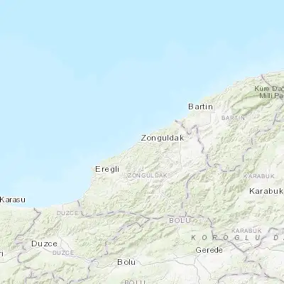 Map showing location of Zonguldak (41.451390, 31.793050)