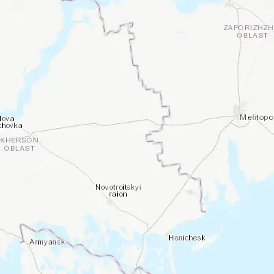 Map showing location of Ivanivka (46.712680, 34.549750)