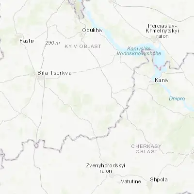 Map showing location of Karapyshi (49.644150, 30.796140)