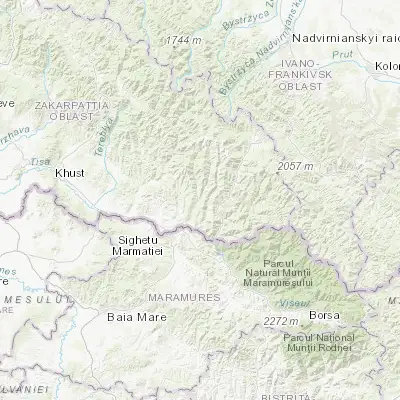 Map showing location of Kobyletska Polyana (48.060850, 24.071900)