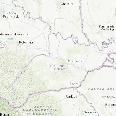 Map showing location of Luzhany (48.359230, 25.782920)