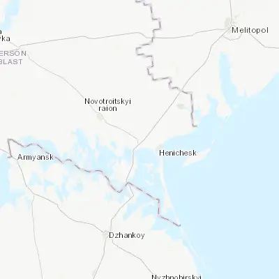 Map showing location of Novooleksiyivka (46.229950, 34.645760)