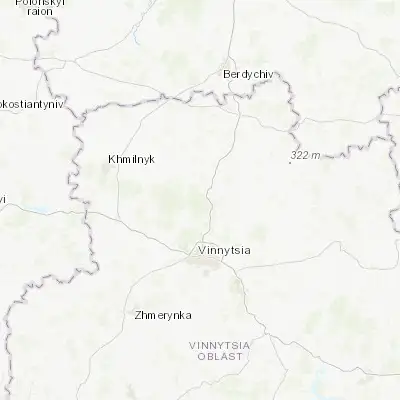 Map showing location of Pavlivka (49.441430, 28.459560)