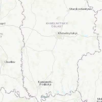 Map showing location of Yarmolyntsi (49.192710, 26.834370)